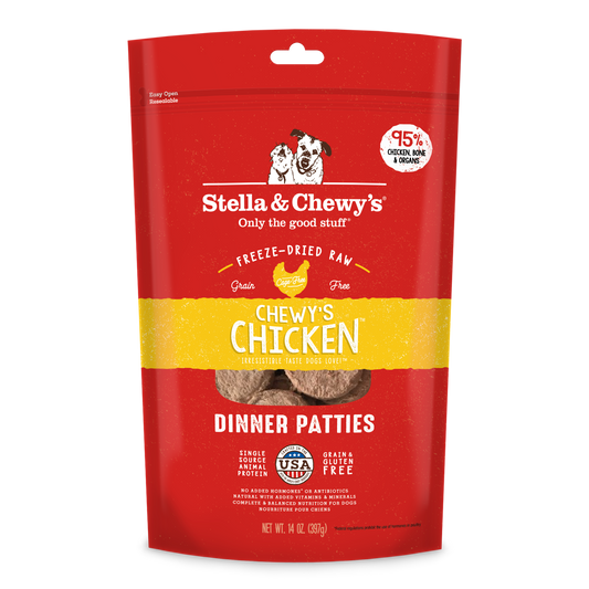 Chewy’s Chicken Freeze-Dried Raw Dinner Patties