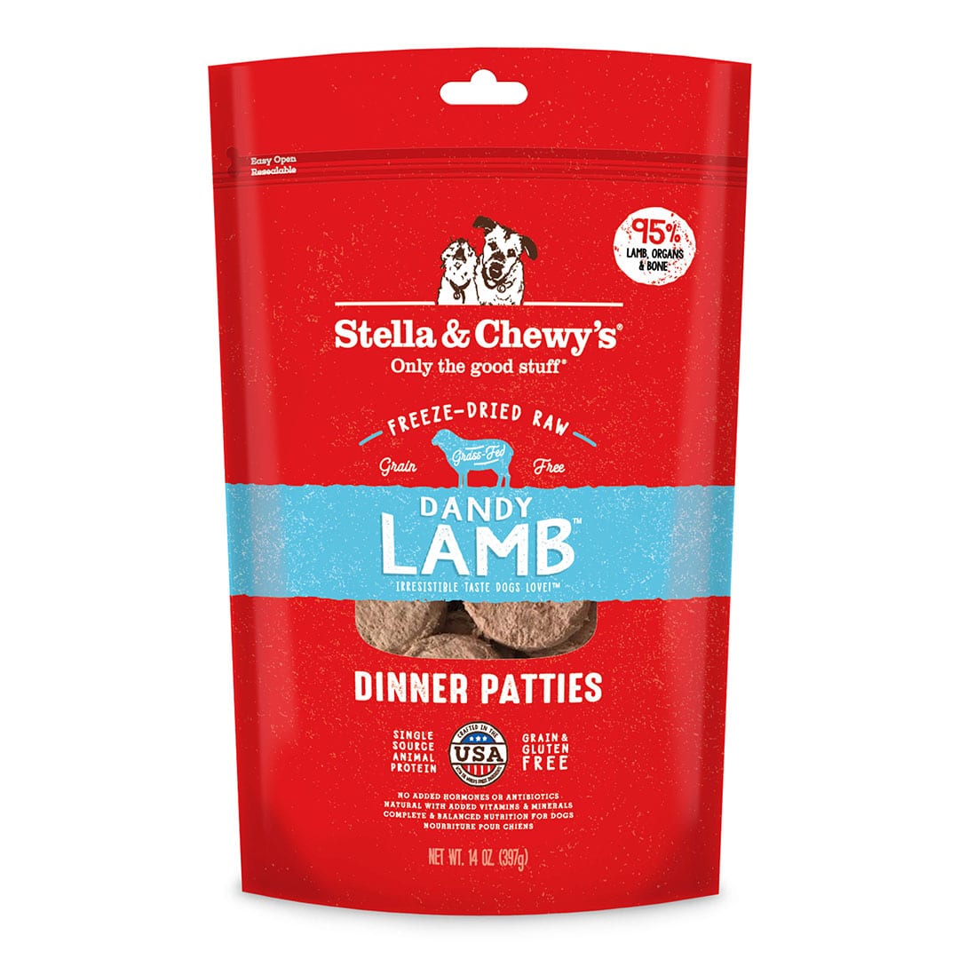 Dandy Lamb Freeze-Dried Raw Dinner Patties front