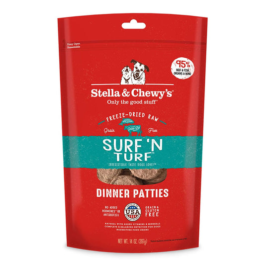 Surf ‘N Turf Freeze-Dried Raw Dinner Patties front