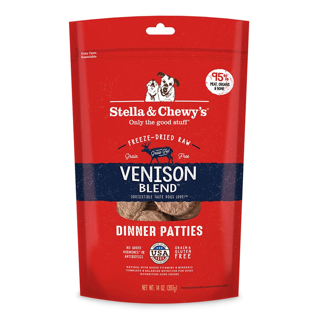 Venison Blend Freeze-Dried Raw Dinner Patties front