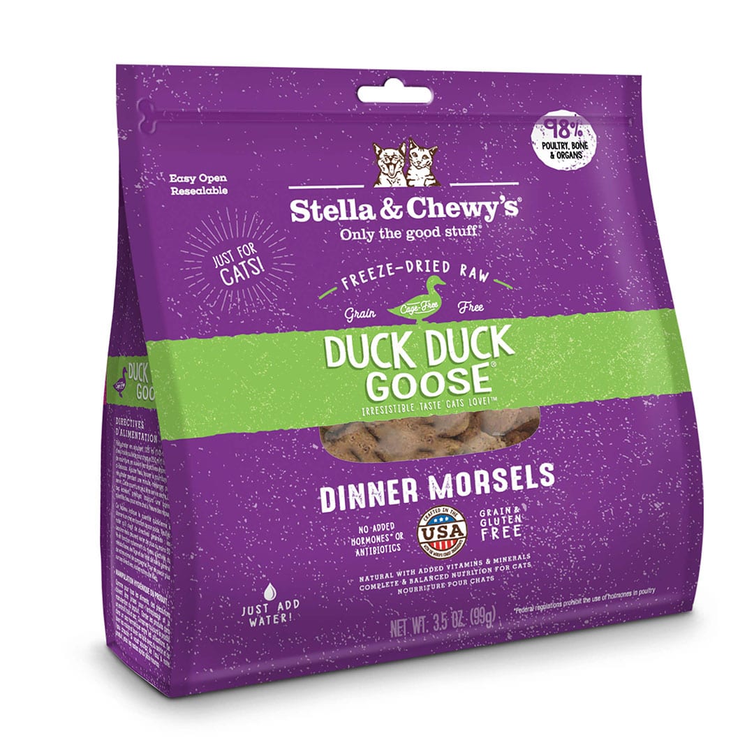 Duck Duck Goose Freeze-dried Raw Dinner Morsels front