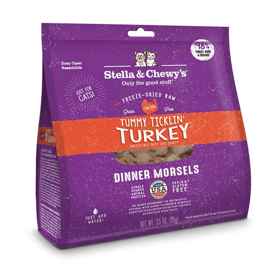 Tummy Ticklin' Turkey Freeze-dried Raw Dinner Morsels front