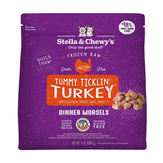 Tummy Ticklin' Turkey Frozen Raw Dinner Morsels front