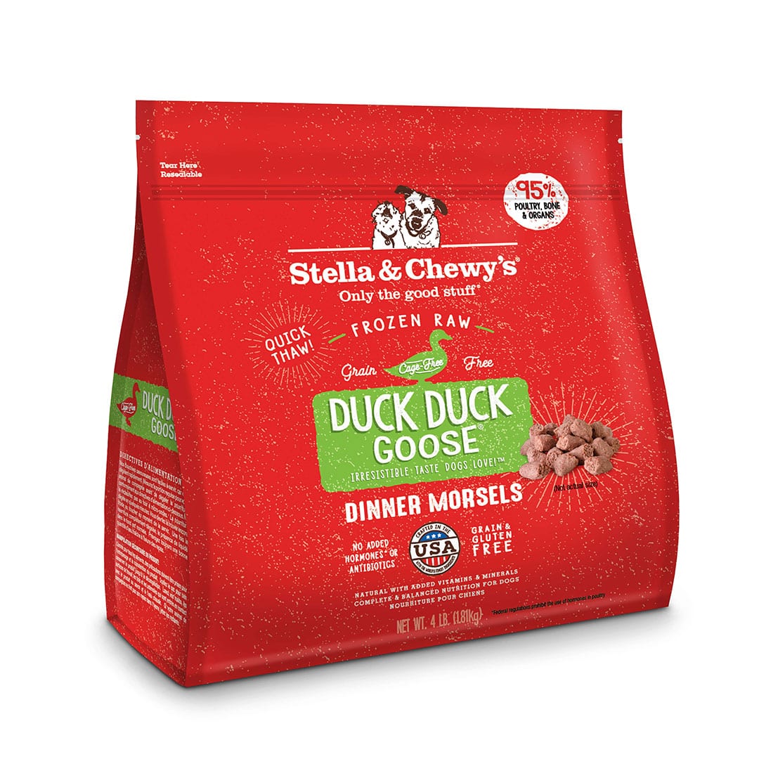 Duck Duck Goose Frozen Raw Dinner Morsels front