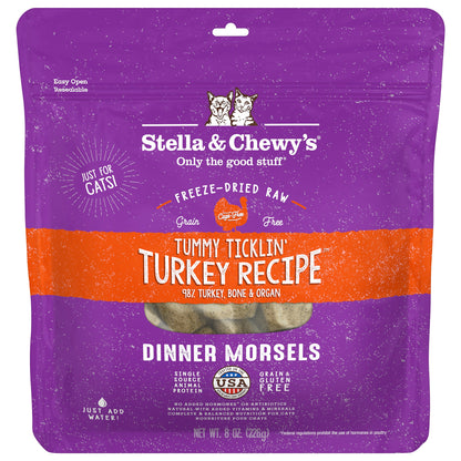 Tummy Ticklin’ Turkey Freeze-Dried Raw Dinner Morsels