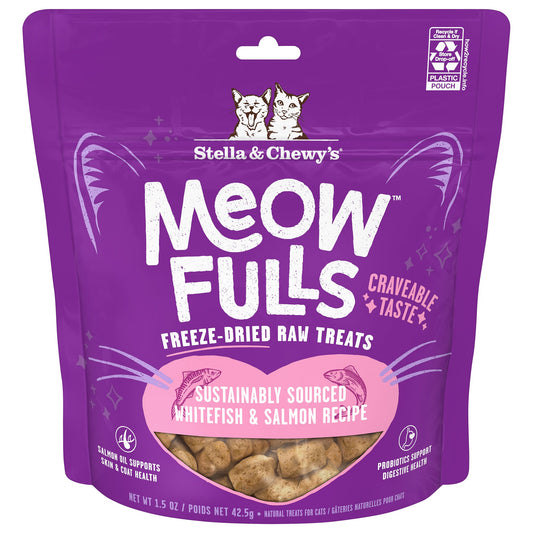 Meowfulls Whitefish & Salmon Cat Treats