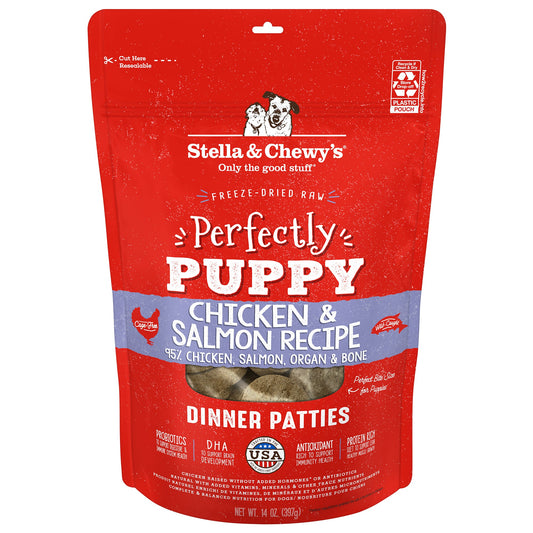 Chicken & Salmon Puppy Patties