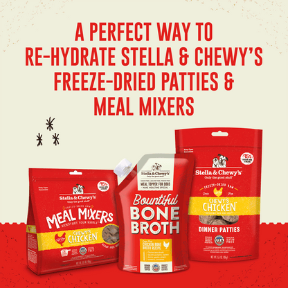 A PERFECT WAY TO RE-HYDRATE STELLA & CHEWY'S FREEZE-DRIED PATTIES & MEAL MIXERS