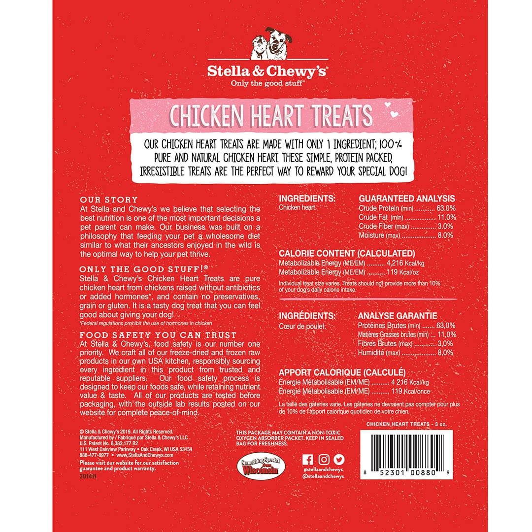 Chicken Heart Treats back