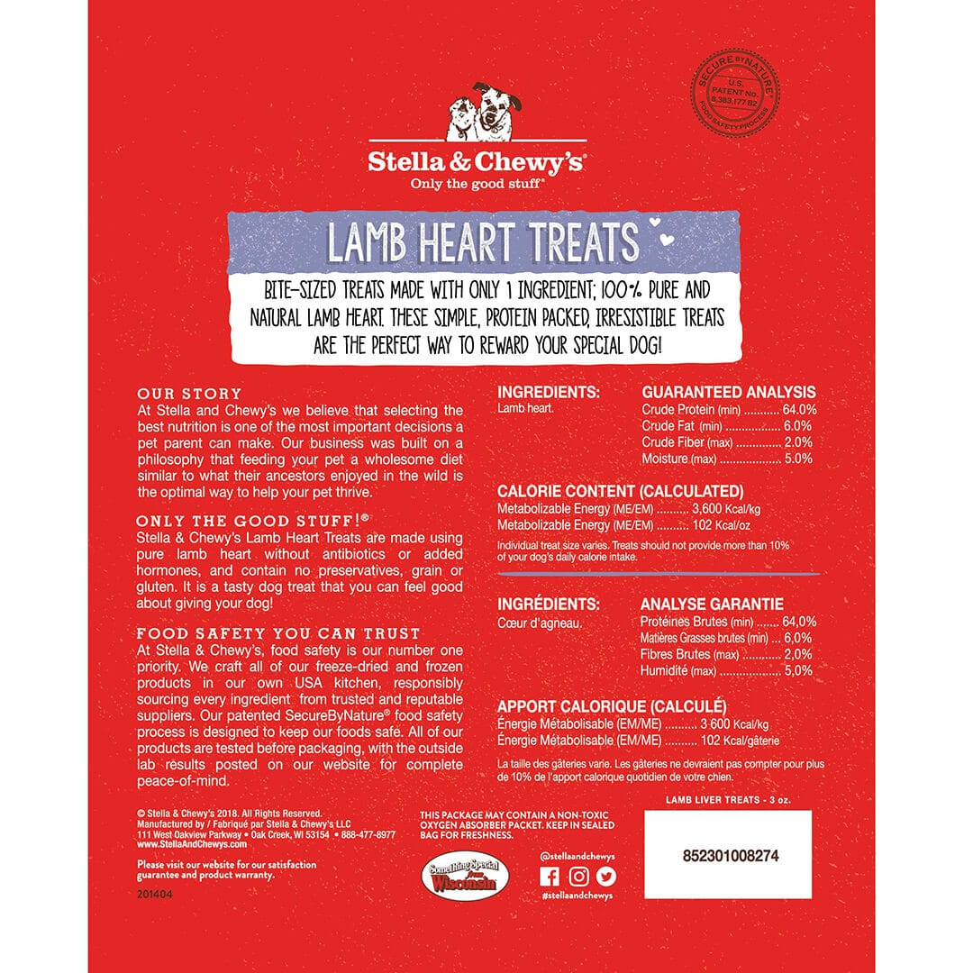 Lamb Heart Treats back