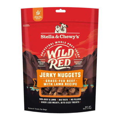 Wild Red Jerky Nuggets Beef and Lamb Recipe front