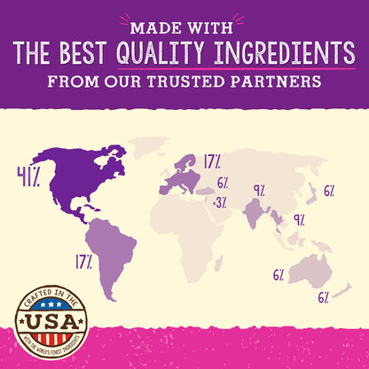 MADE WITH THE BEST QUALITY INGREDIENTS FROM OUR TRUSTED PARTNERS | CRAFTED IN THE USA | WITH THE WORLD'S FINEST INGREDIENTS