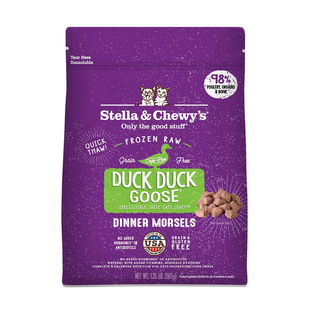 Duck Duck Goose Frozen Raw Dinner Morsels front