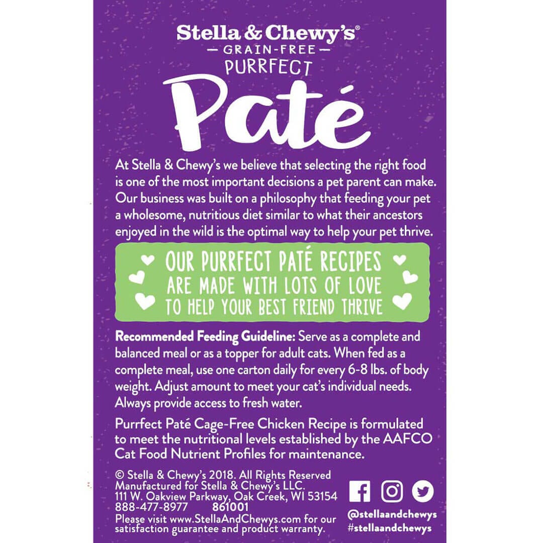 Purrfect Pate Chicken Recipe back