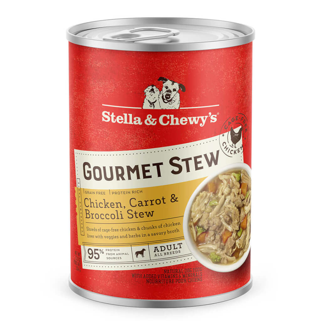 Front of Gourmet Chicken, Carrot & Broccoli Stew Can