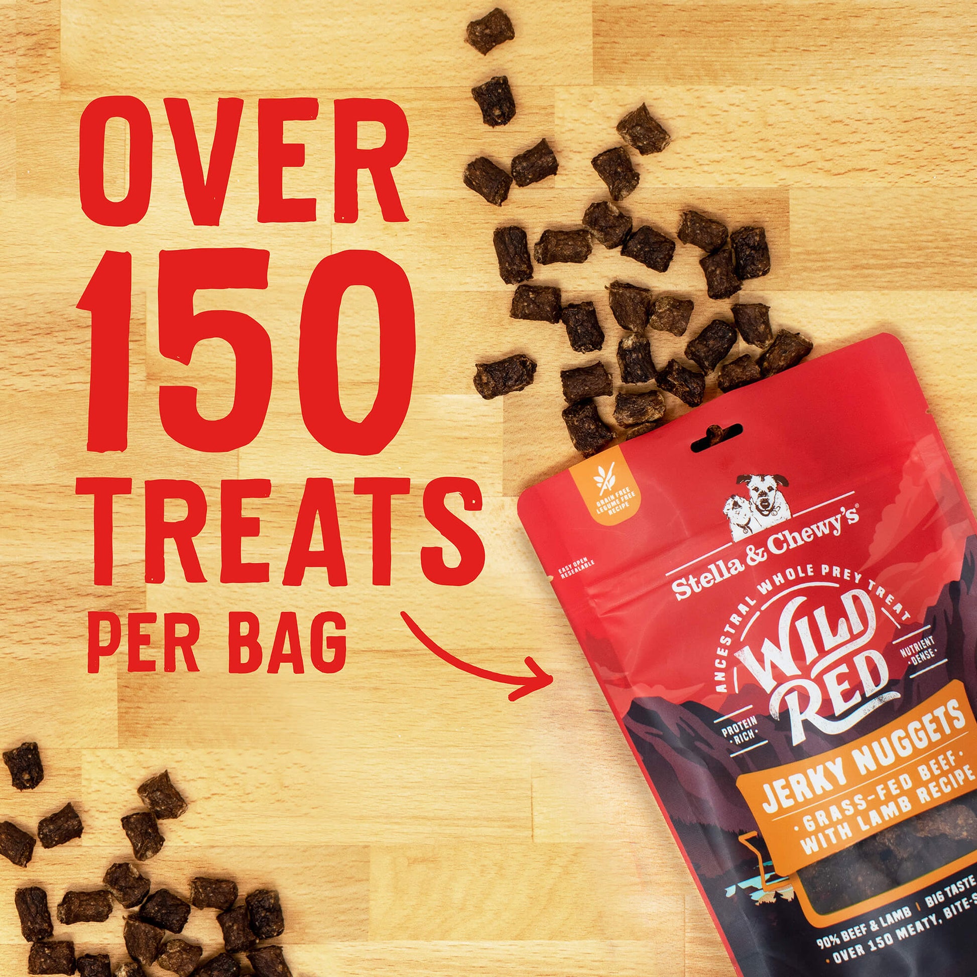 OVER 150 TREATS PER BAG