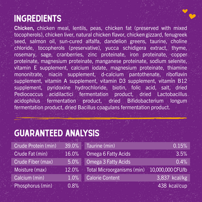 Raw Coated Kibble Cage-Free Chicken Recipe