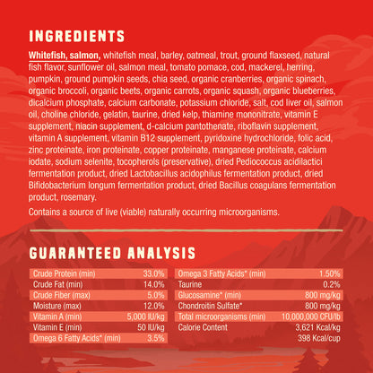 INGREDIENTS | GUARANTEED ANALYSIS