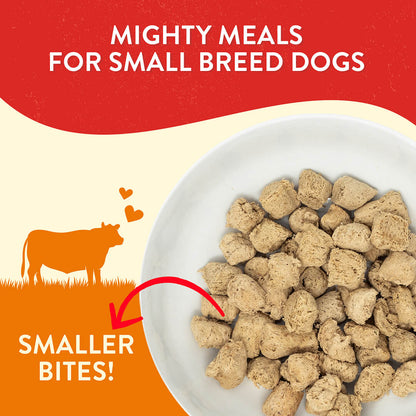 MIGHTY MEALS FOR SMALL BREED DOGS | SMALLER BITES!