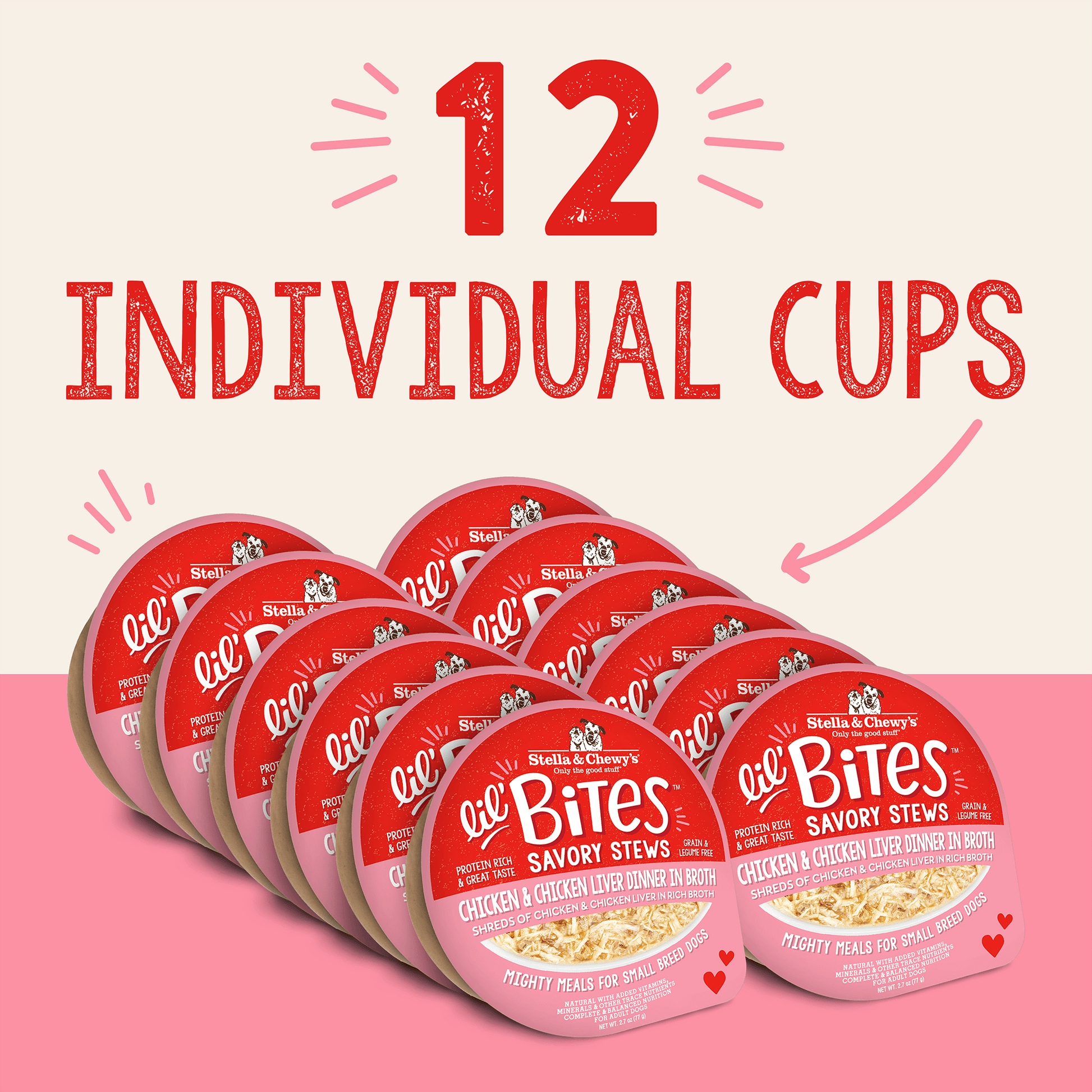 12 INDIVIDUAL CUPS