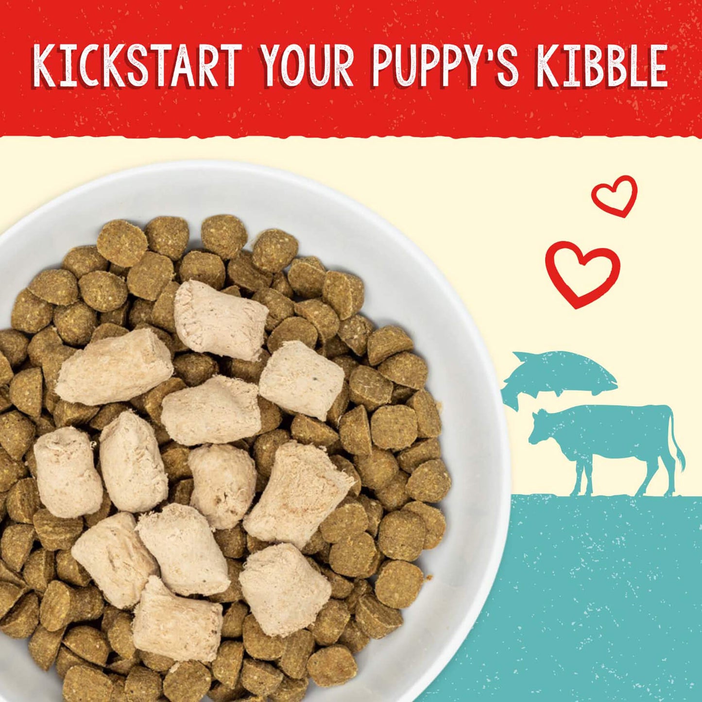 Perfectly Puppy Beef & Salmon Meal Mixers