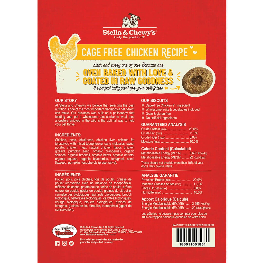 Raw Coated Biscuits Chicken Recipe back