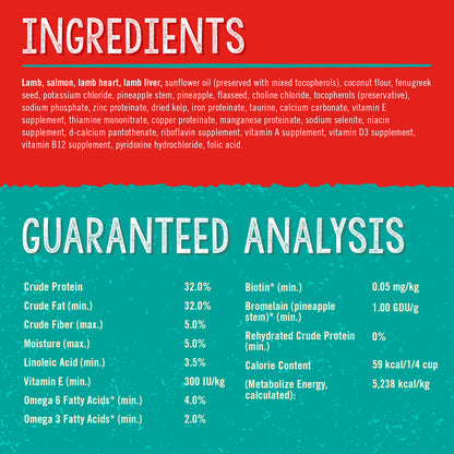 INGREDIENTS | GUARANTEED ANALYSIS