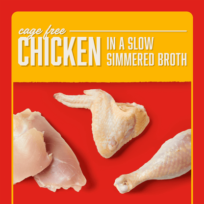 CAGE FREE | CHICKEN | IN A SLOW SIMMERED BROTH