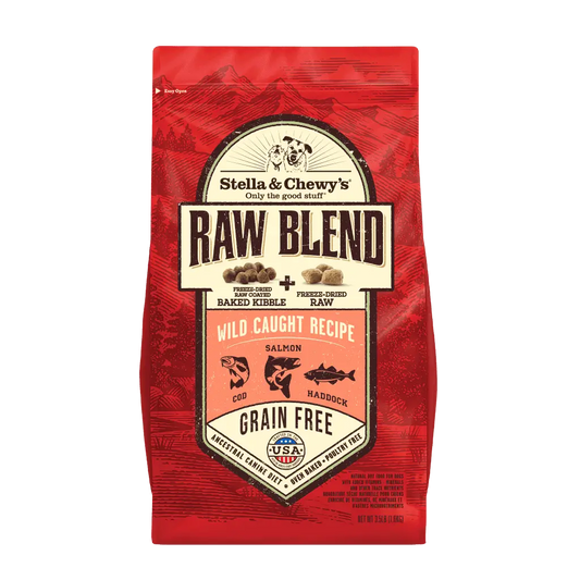 Stella & Chewy's Raw Blend Wild Caught Recipe Packaging Front