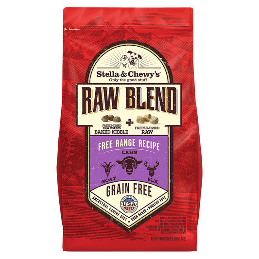 Stella & Chewy's Raw Blend Free Range Recipe Packaging Front