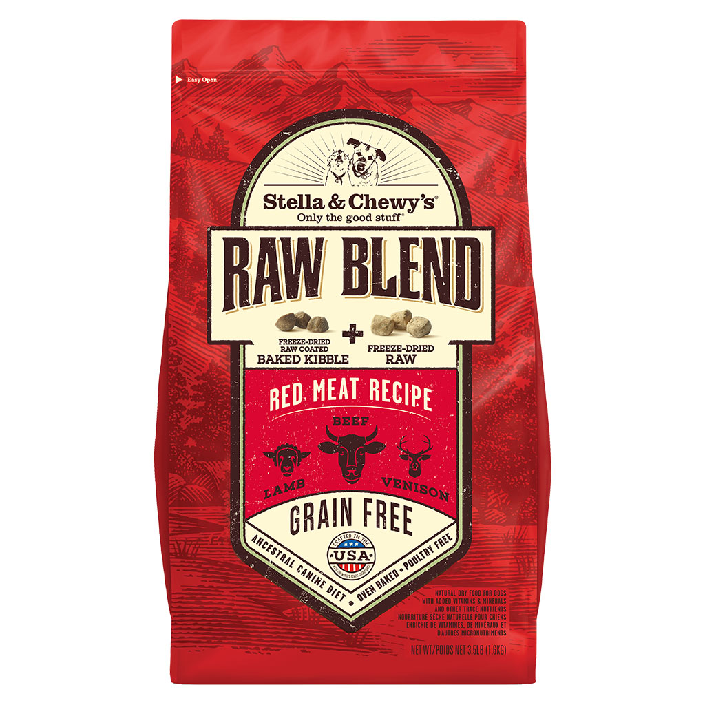 Stella & Chewy's Raw Blend Red Meat Recipe Packaging Front