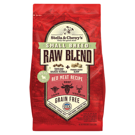 Stella & Chewy's Raw Blend Small Breed Red Meat Recipe Packaging Front