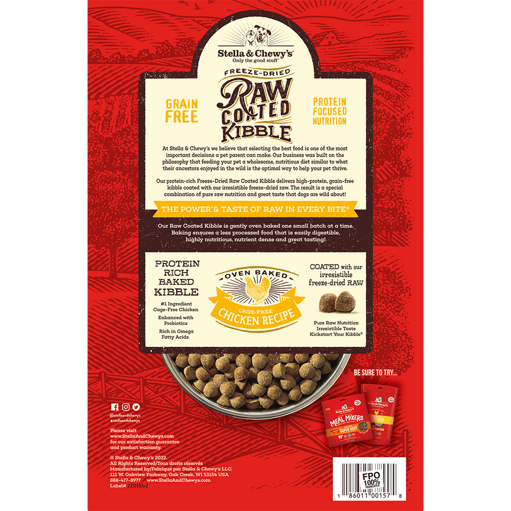 Cage-Free Chicken Raw Coated Kibble