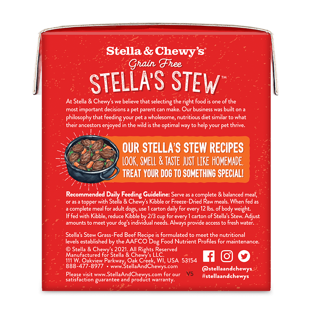 Stella's Stew Beef Recipe back