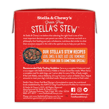 Stella's Stew Beef Recipe back