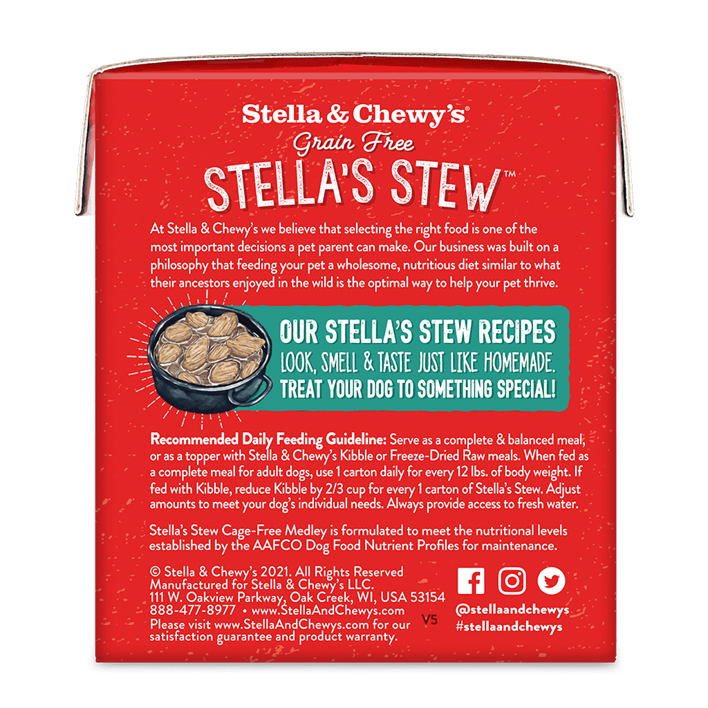 Stella's Stew Cage Free Medley back