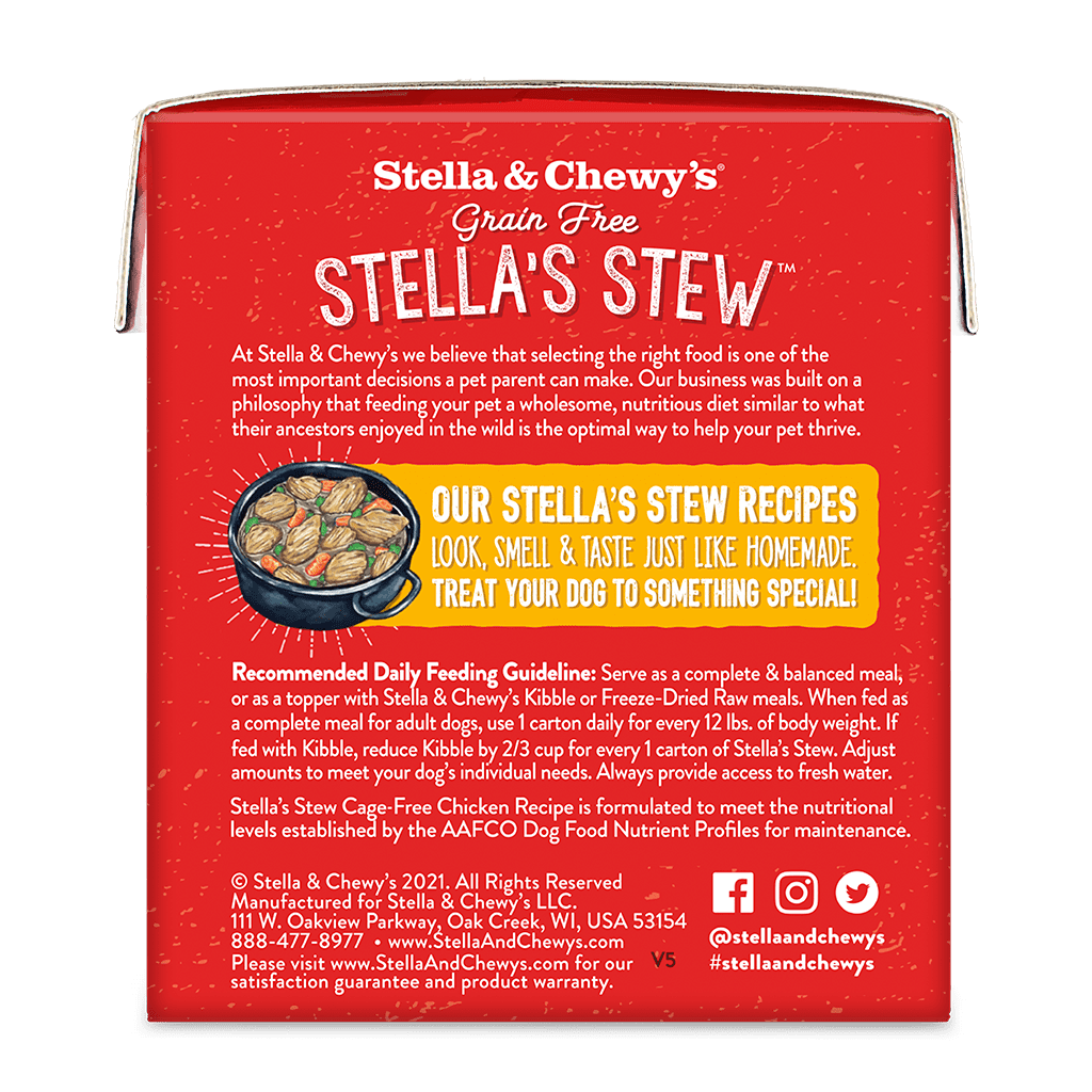 Stella's Stew Chicken Recipe back