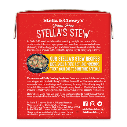 Stella's Stew Chicken Recipe back