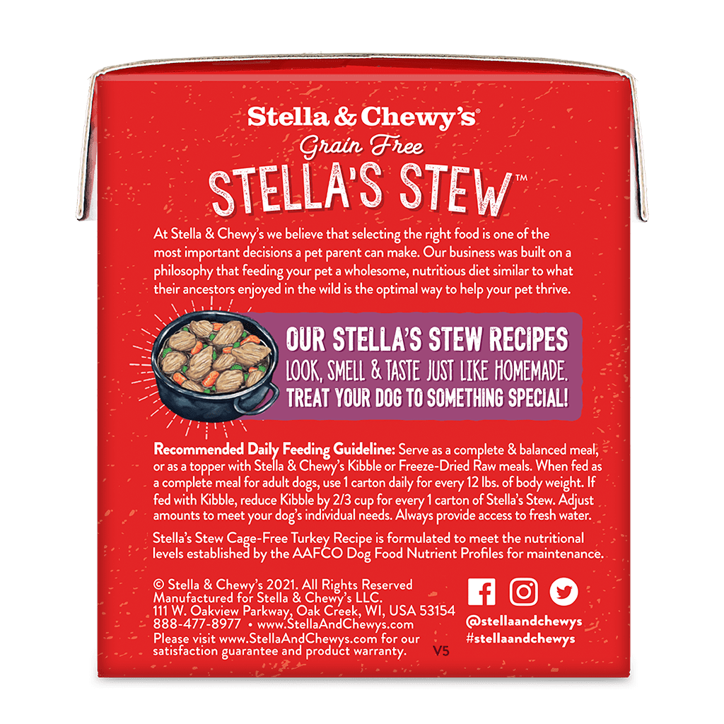 Stella's Stew Turkey Recipe back