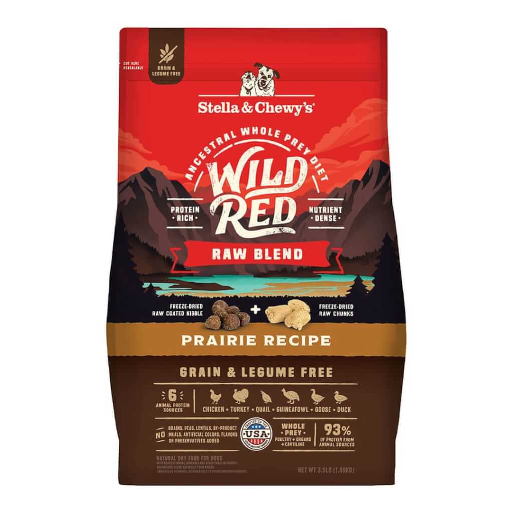 Wild Red Raw Blend Grain and Legume Prairie Recipe front