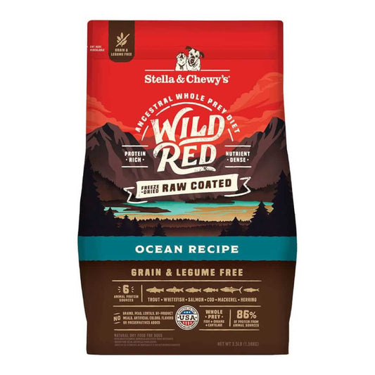 Wild Red Raw Coated Grain and Legume Free Ocean Recipe front