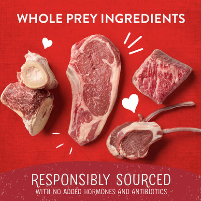 WHOLE PREY INGREDIENTS | RESPONSIBLY SOURCED WITH NO ADDED HORMONES AND ANTIBIOTICS