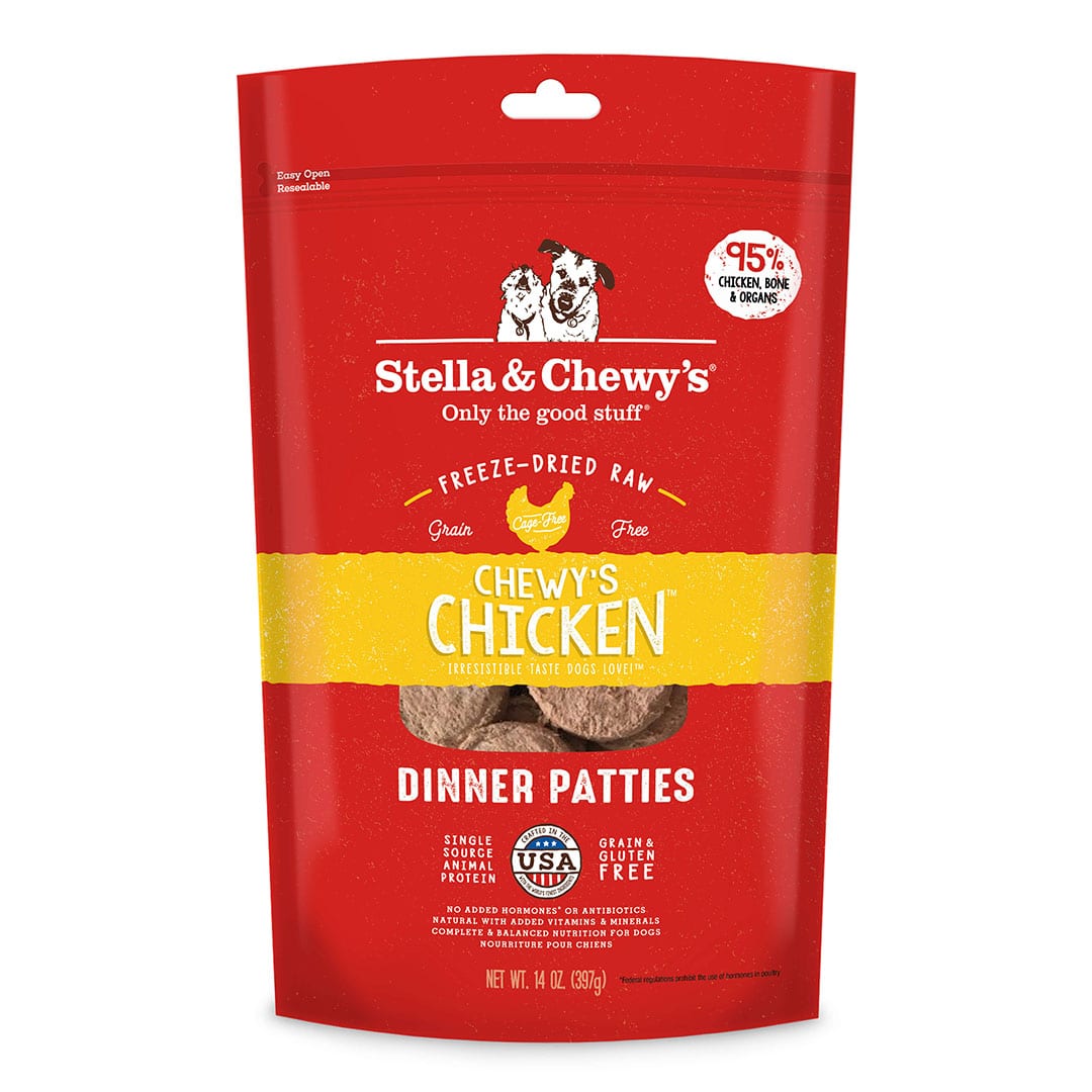 Chewy’s Chicken Freeze-Dried Raw Dinner Patties front